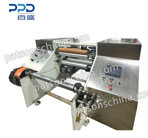 Automatic coreless baking paper rewinder width automatic labeling machine