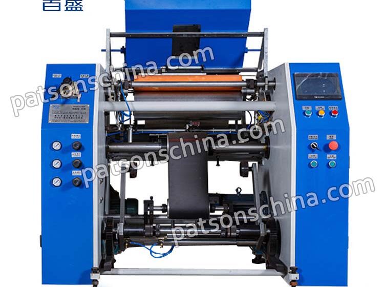 Automatic single shaft cling film rewinder