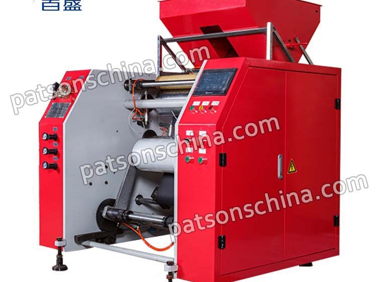 Automatic stretch film rewinder