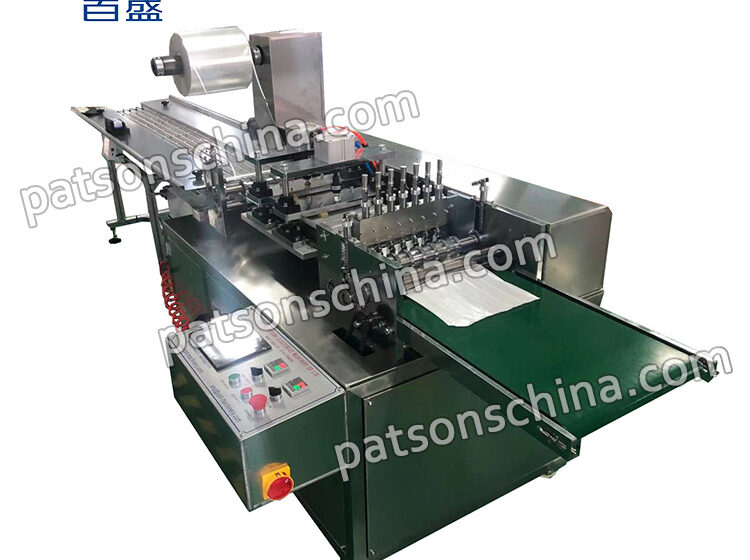 Four side sealing anti-static dust-free wipe stick packaging machine