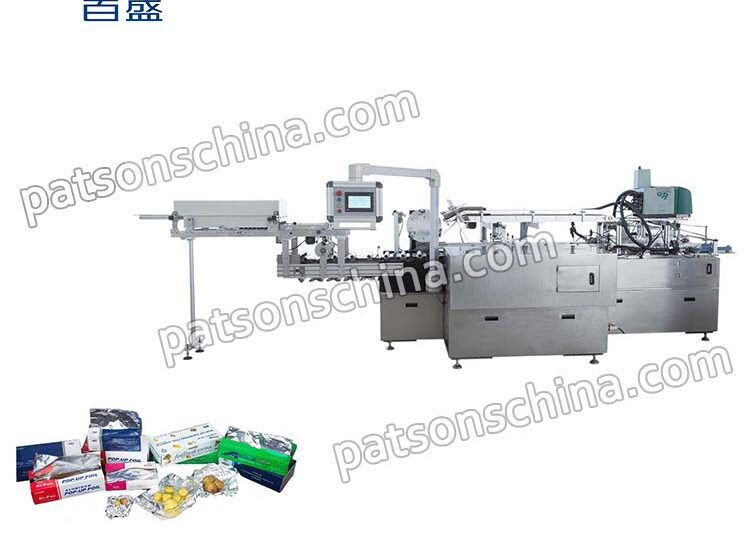 Fully Automatic Pop Up Foil-sheet Tissue Box Packing Machine