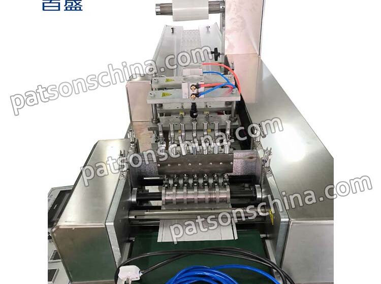 Four side sealing specimen collection oral swab nasopharyngeal swab packaging machine